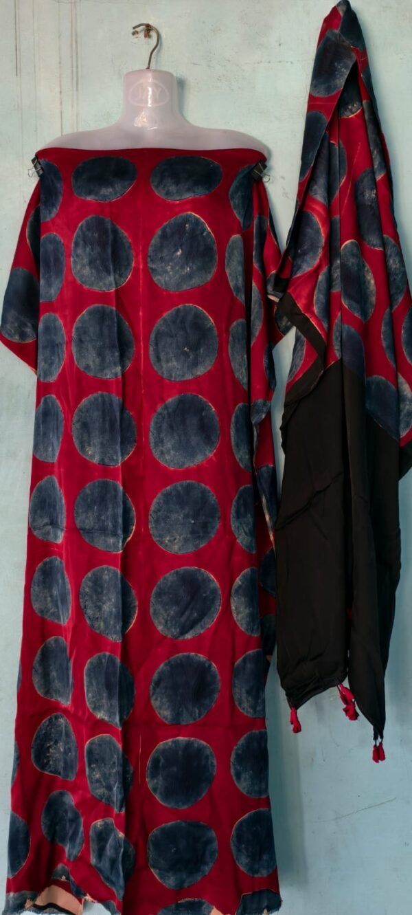 Hand Block Printed Cotton Dress Material Set